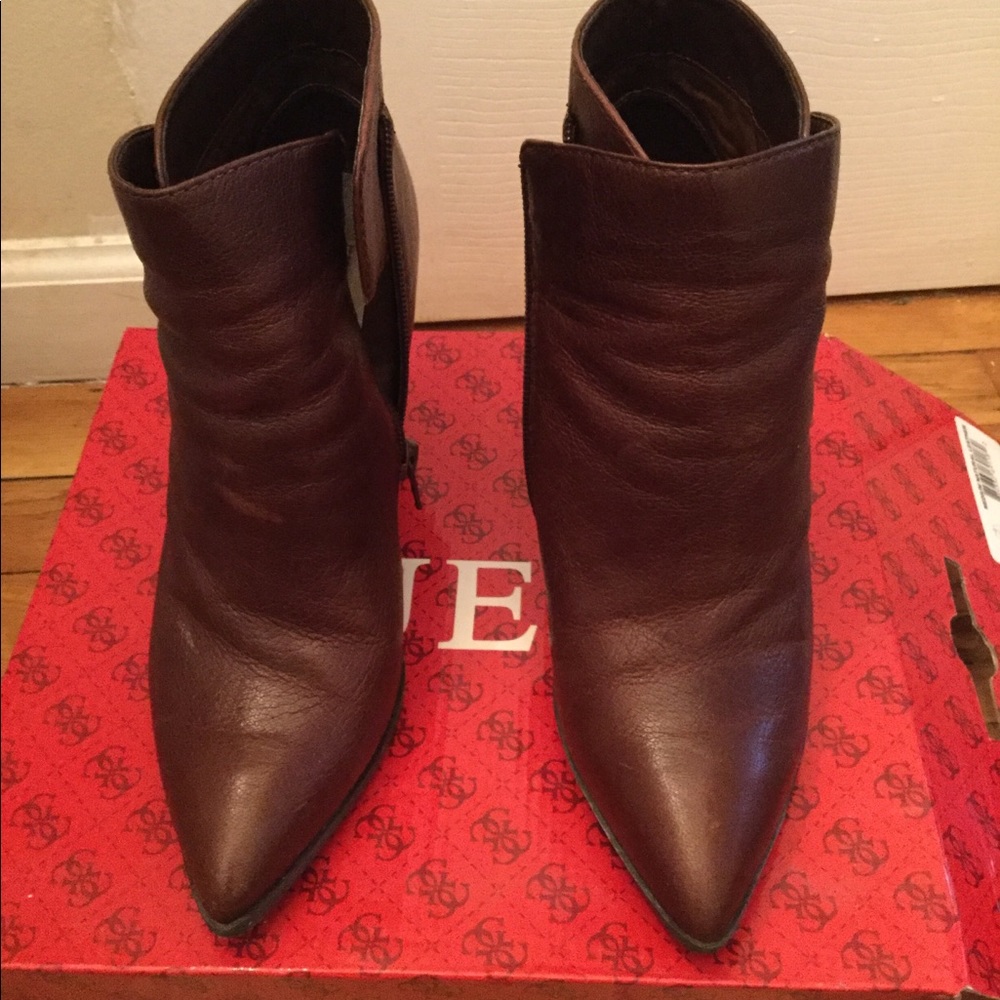 Leather boots